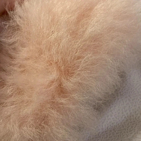 UGG real fur slippers size 9 - Picture 2 of 3